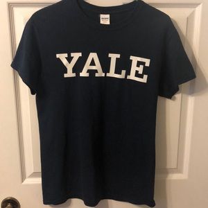 YALE navy tee  Size S